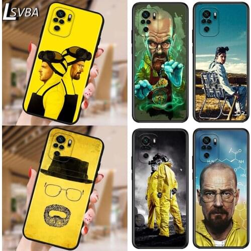 Heisenberg Breaking Bad for Xiaomi Redmi Note 10 10S 9 9T 9S 9Pro Max 8T 8Pro 8 7 6 5 Pro 5A 4X 4 Soft Black Phone Case