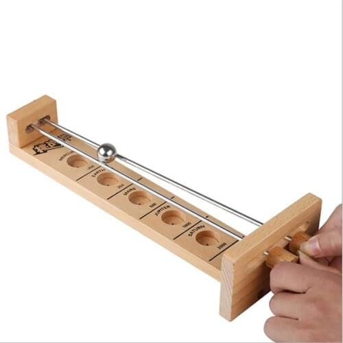 Wooden Bar Games Shoot The Moon Game Fun Wooden Hockey Game Toy For Kids Adults Montessori Educational Toys Desktop Board Game