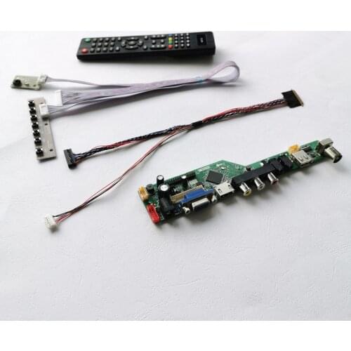 For LP133WD2/N133FGE/CLAA133UA01 Audio VGA USB RF 13.3" LED 1600*900 LVDS 40Pin notebook PC display controller card DIY kit