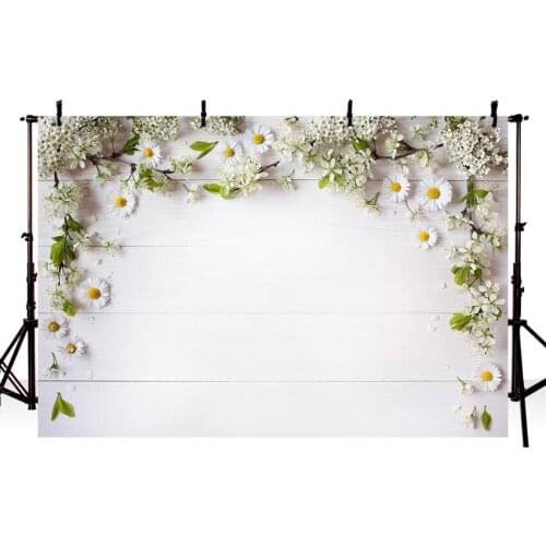 Photography Background Customized Wood Flower Decoration Birthday Theme Party Invitation Photocall Photo Studio DIY