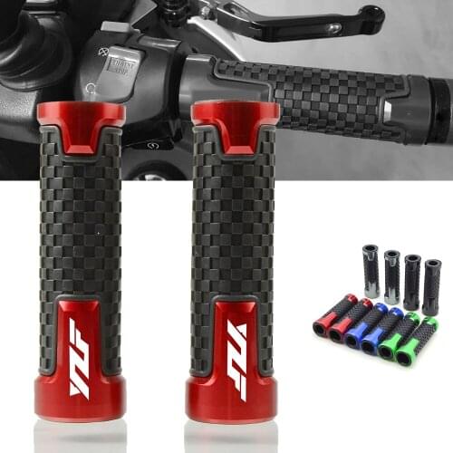 Universal 7/8''22mm Motorcycle Rubber Hand Grip Bar for yamaha yzf r15 v3 yzf-r15 r6 r1 handlebar grips hand bar