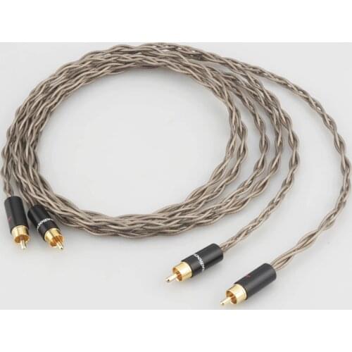 HI-End Odin Silver Plated Signal Line RCA Interconnect Cable RCA to RCA Audio Cable Analogue Cable phono Cable HIFI