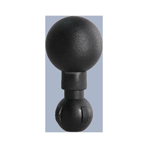 Jadkinsta 1 inch 25mm Ballhead to 17mm Adapter Dual Ball Mount Holder Transfer for Gopro Action Camera Smartphone GPS Bracket