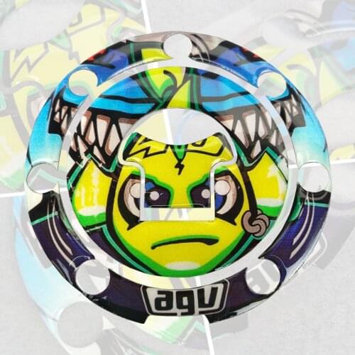 Motorcycle Gas Oil Cap Cover Decal For Honda CBR RVF VFR CB400 CB1300 CBR1000RR CBR600R Tank Pad Protector Sticker Decorative