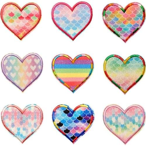 2021 New Love Flower Embroidery Cloth Sticker Fashion Clothing Accessories Patch