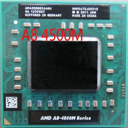 Original AMD A8 4500M Eng sample laptop CPU Quad Core A8-4500M 1.9G FS1 A8-Series Notebook free shipping