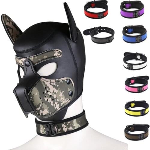 SM Games Puppy Play Collars For Adults Set BDSM Lingerie Dog Role Play Collar For Bondage Necklace Cosplay Flirting For Couples