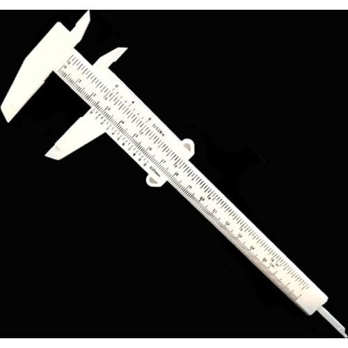 Plastic 150MM Waterproof Vernier Caliper Students Experimental Measuring Tool Permanent Makeup inch Ruler