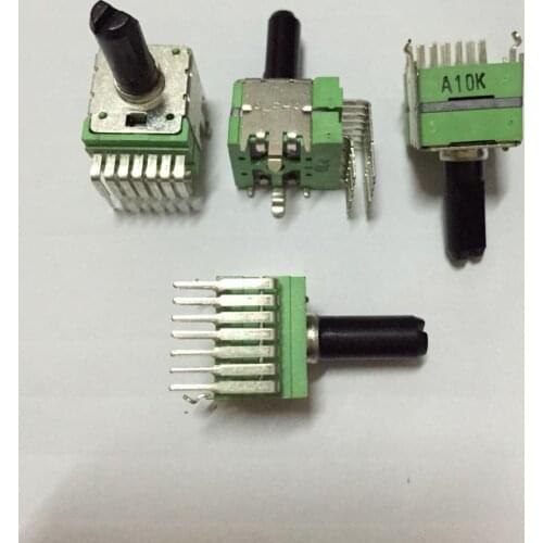Original new 100% import RV144BF A10K axis length 17mm volume potentiometer 14pin (SWITCH)