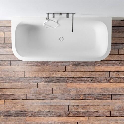 Modern Style Floor Stickers Wood Grain PVC Waterproof Self-adhesive Floor Furniture Film Decoration Wallpaper Kitchen Home Deco