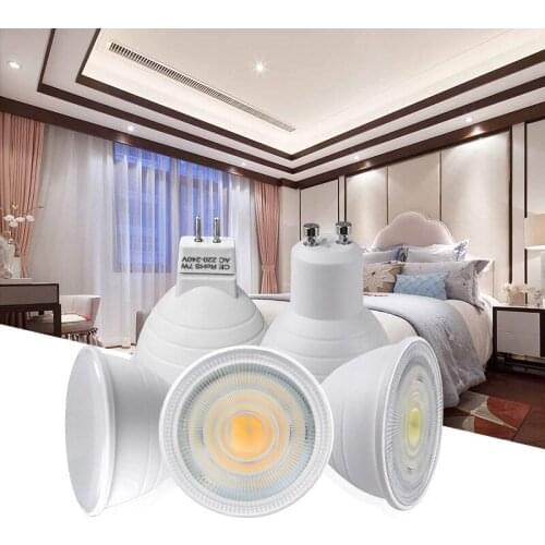 GU10 LED 220V Bulb 5W 7W Spotlight MR16 Bombilla LED Spot Light 24 or 120 Degree Beam Angle Lamp Lampara for Home Lighting 10Pcs