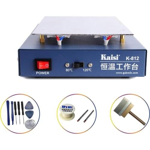 Kaisi k-812 7 inch Thermostat Heating Plate LCD Screen Open Separator Desoldering Station Repair For iPhone Samsung Phone