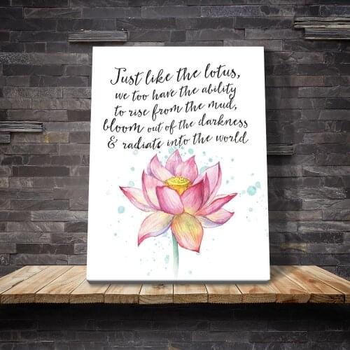 Inspirational Meditation Wall Art Print Canvas Painting Posters And Prints Wall Pictures For Living Room Decor Zen Buddha Fans