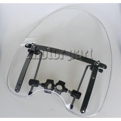 WindScreen For Harley SOFTTAIL Custom FXSTC Deluxe FLSTN Heritage FLST Classic FLSTC Springer FLSTS Windshield Transparent Color
