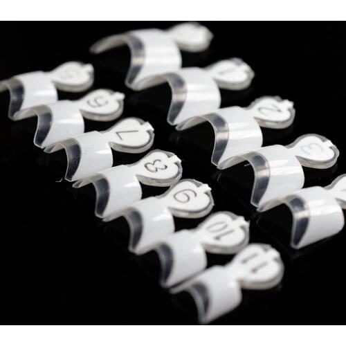 5 kits White Black French Half False Nails Half Cover Square Flat Top Fake Nails Tips Manicure Artificial Nails Salon 120pcs