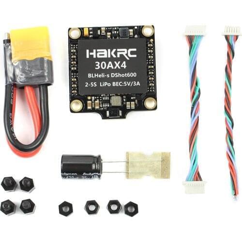 HAKRC 15A/20A/30A/40A/50A 4In1 50A 3-6S BLHeli_32 5V 3A BEC Dshot1200 Mini Size ESC for DIY Quadcopter FPV Racing Drone