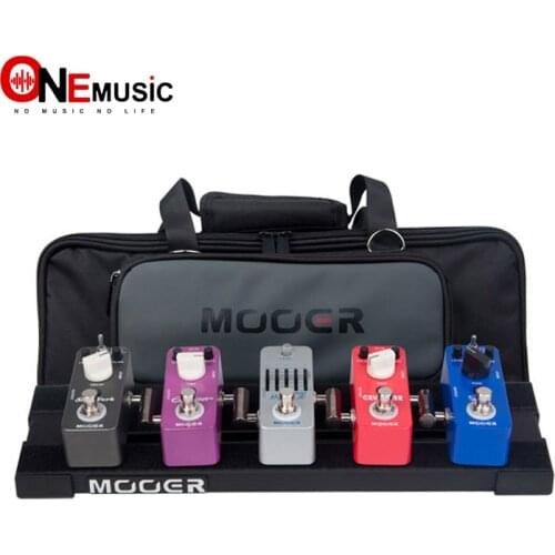 Mooer Stomplate Mini Pedal Board PB-05 Compact Size and Simple Styling Reflect the Consistent Design Concept of Mooer Product