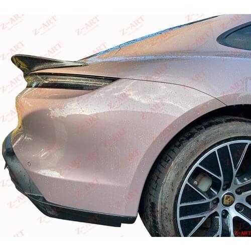 Z-ART Taycan carbon fiber rear spoiler for Taycan carbon fiber rear wing for all new Taycan carbon fiber rear trunk spoiler
