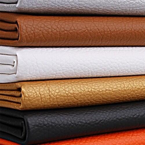 10 yards roll PU leather large lychee decorative leather Luggage massage chair slippers soft hard bag cushion artificial leather