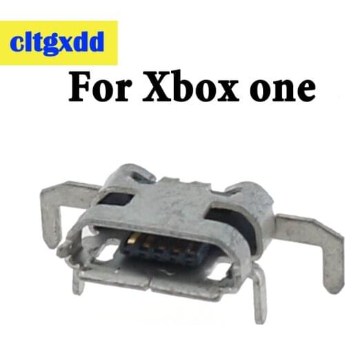 5pcs Micro USB Charging Jack Connector Charger Socket Power Dock Port For Xbox One Gamepad Controller Repair Parts