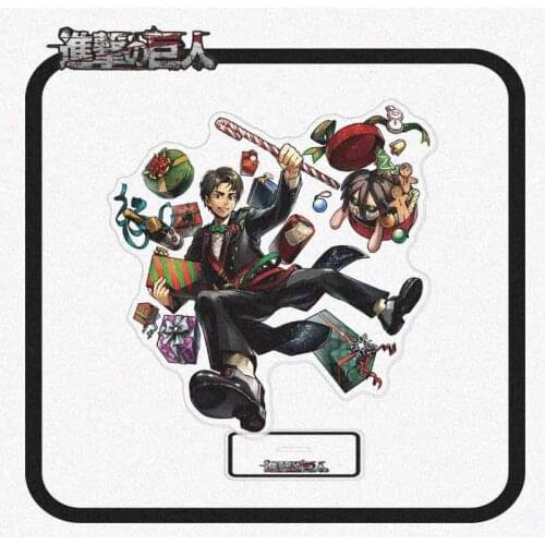 Attack On Titan Mikasa Rival Ackerman Eren Yeager Armin Acrylic Stand Figure Collection Anime Model Toy Gifts Desk Decor Cosplay