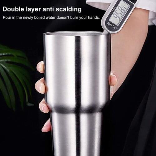 MLGB Car Cup Double-Layer Vacuum Stainless Steel Bingba Cup Creative Insulation Cup