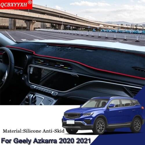 Car Styling For Geely Azkarra 2020 2021 Auto Dashboard Protective Mat Shade Cushion Pad Rose Carpet Mat Cover Internal Accessory