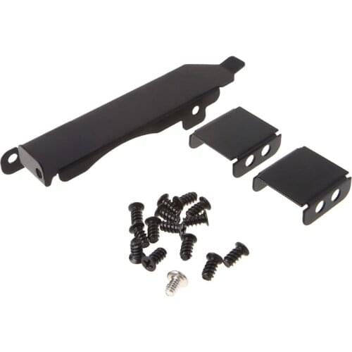 Dual Fan Rack PCI Slot Cover Bracket 80-90mm Video Card Cooling Fan Buckle Black Metal