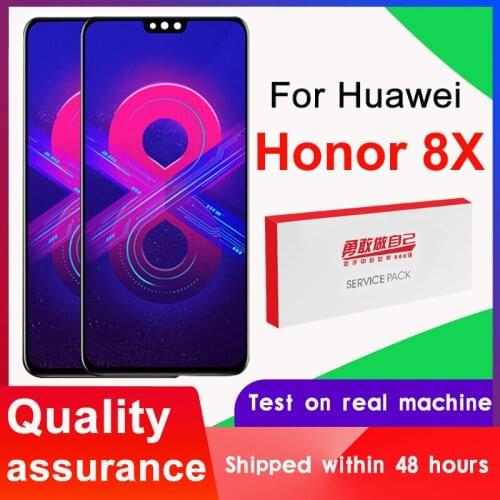 100% Tested 6.5'' For Huawei Honor 8X LCD Display Touch Screen Digitizer Assembly For Huawei Honor 8X Screen Replacement