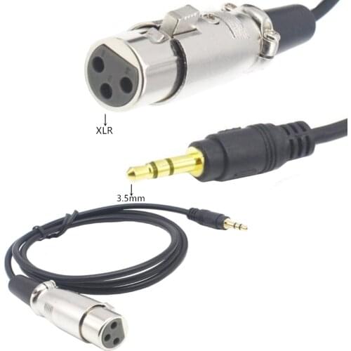 ERE (1/8 Inch) 3.5mm to XLR Cable, Balanced XLR Female to 3.5mm Microphone Cable