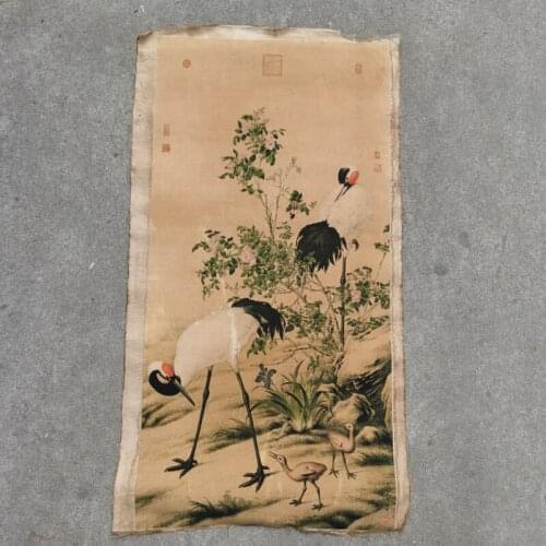 Collection of Chinese Classical Paintings Castiglione Double Cranes 115484
