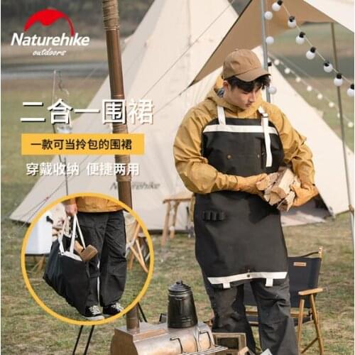 Naturehike multifunctional storage apron outdoor camping picnic waist kitchen overalls cover