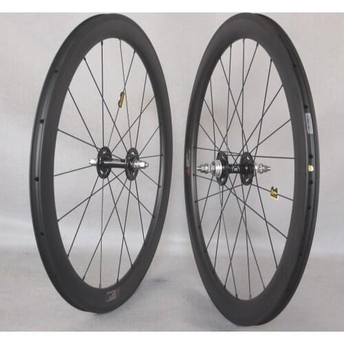 New carbon fiber 50mm tubeless 10X100mm rear 10X120mm carbon fixed gear Wheelset