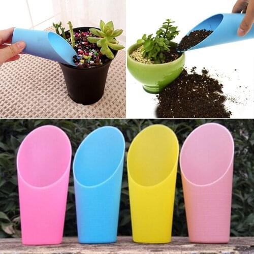 Plastic Shovel Bucket Mini Fleshy Plant Soil Spade Shovel Garden Tool Potted Cultivation Cylinder Soil Pot Tool