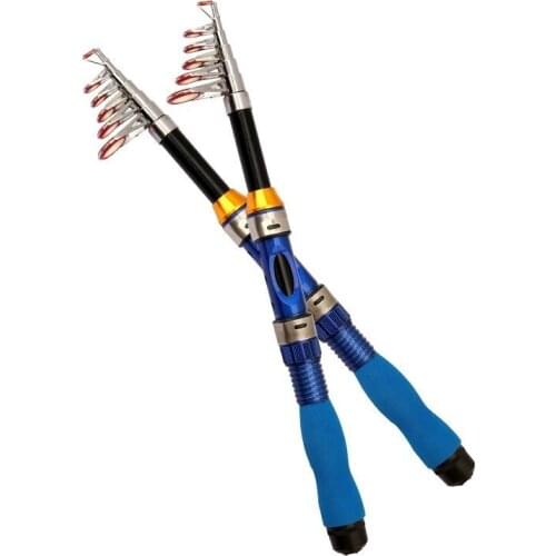 Fishing Rod New Mini 1.0M - 2.3M Portable Telescopic Spinning Carbon Fish Hand Fishing Pole Fishing Tackle Sea Rod Ocean Rod