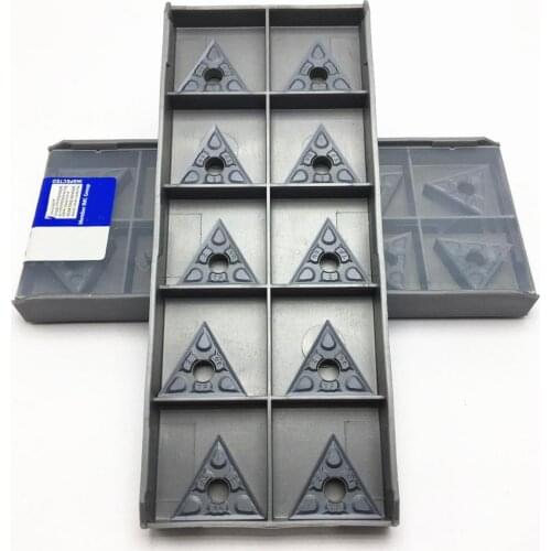10PCS slotted blade TNMG220404 TNMG2204048 TF IC907 / IC908 cylindrical turning tool TNMG 220404 cemented carbide blade cutting