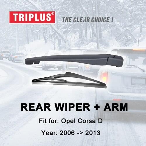 Rear Wiper Arm with Blade for OPEL CORSA D (2006-2013) 1pc 12" 300mm, Vauxhall Rear Wiper Arm & Rear Wiper Blades
