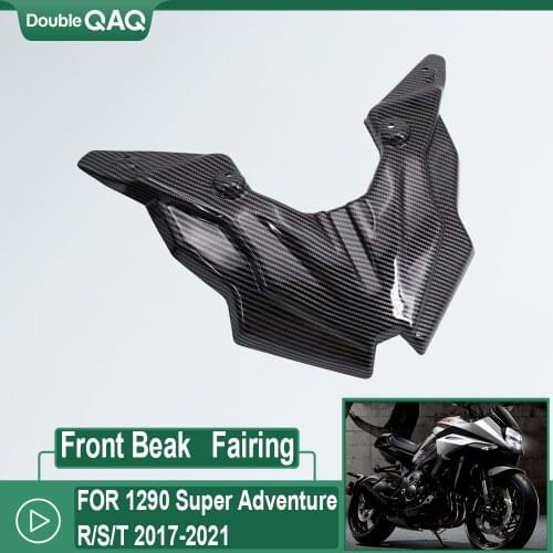 NEW Motorcycle Front Wheel Mudguard Beak Nose Cone Extension Cover Extender Cowl FOR 1290 Super Adventure R/S Adv 2017-2021