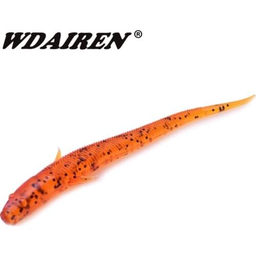 20Pcs/lot Long tailed earthworm worm soft lure 75mm 1.2g Artificial Silicone bait Blackfish Striped Bass Fishing Gear tackle