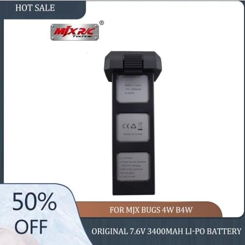 Promotion Original 7.6v 3400mah Li-po Battery for Mjx Bugs 4W B4W for Potensic D88 HS550 JJRC X11 Rc Drones Spare Parts