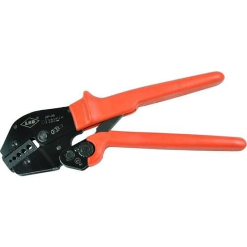 AP-06 High Quality Coax crimping hand Tools for crmping 2.56,3.67, 4.35,4.52mm cable and connectors Ratchet Crimper pliers