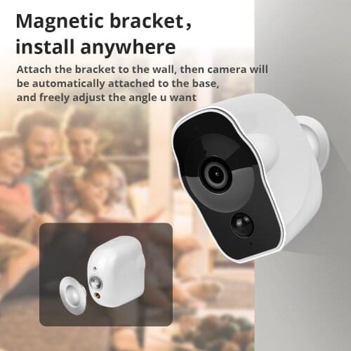 2MP 1080P Battery Power Low Power Comsunption Wireless Intercom P2P IP Camera
