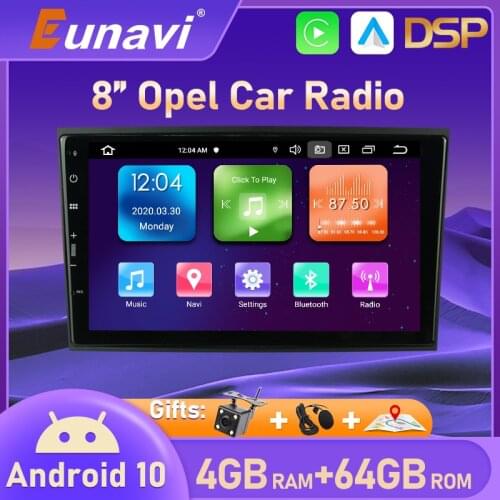 Eunavi DSP 1 Din Android Car Radio GPS For Opel Vectra C Zafira B Corsa C D Astra H J G Vivaro Meriva Veda Multimedia DVD Player