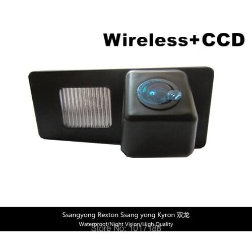 HD!! WIFI camera Wireless Car Rear View Camera CCD Chip For Ssangyong Rexton Ssang yong Kyron