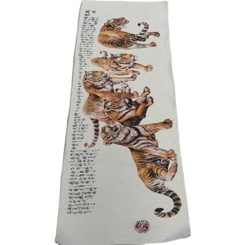 China Old Silk Thangka Like Hanging Painting Embroidery Painting Calligraphy