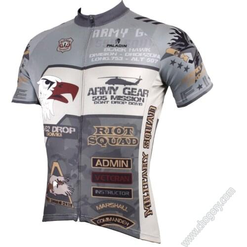 Summer cool American army cycling jerseys for summer short sleeved bike Anti-Shrink for mens