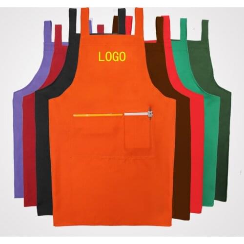 Summer thin Korean fashion apron kitchen waterproof custom LOGO