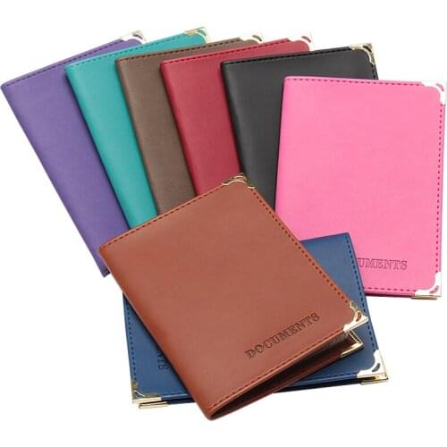 2020 NewBlack Russian Classic Style Auto Driver License Bag PU Leather Cover for Car Driving Documents Card Credit Holder