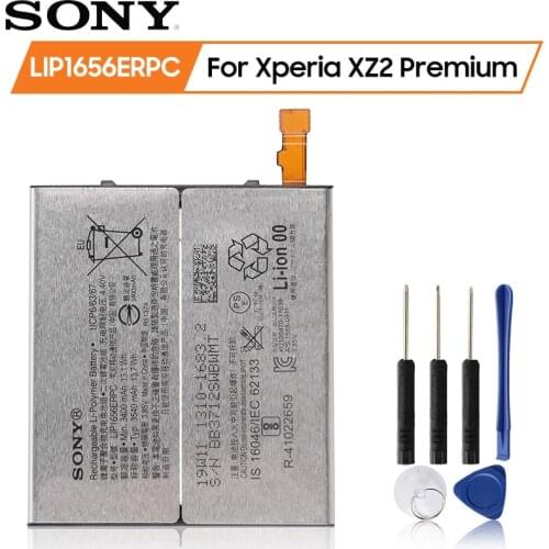 Original SONY Battery LIP1656ERPC For SONY Xperia XZ2 Premium 3540mAh Authentic Phone Replace Battery