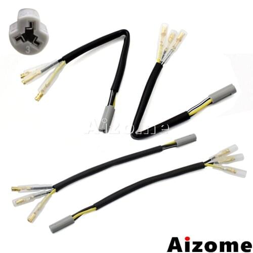 Motorcycle Front Turn Signals Light Adapters For Suzuki GSXR600 GSX R750 GSX-R1000 GSX1300R Hayabusa GSF600S GSF1200 S Bandit